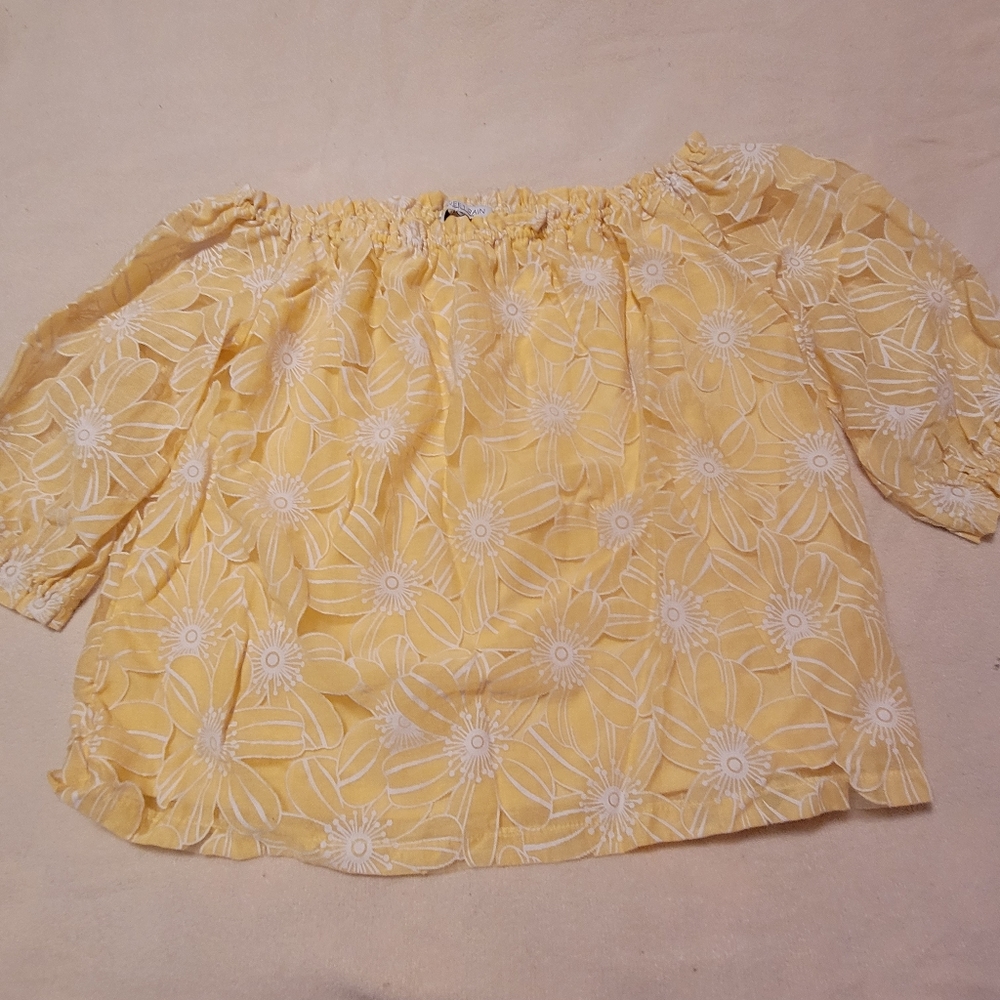 Yellow blouse